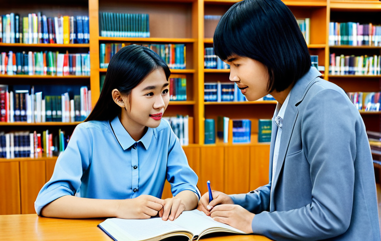 회복탄력성을 위한 자기 주도 학습 방법 - Focused Student**

"A young Vietnamese student, fully clothed in casual clothing, sitting at a woode...