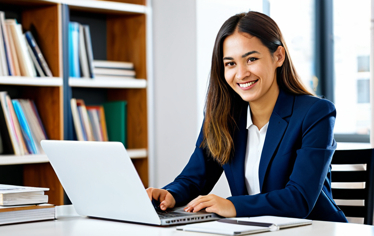 회복탄력성 높은 경력 만들기 - Continuous Learning**

A woman in her late 20s, dressed in a comfortable but professional outfit (e....