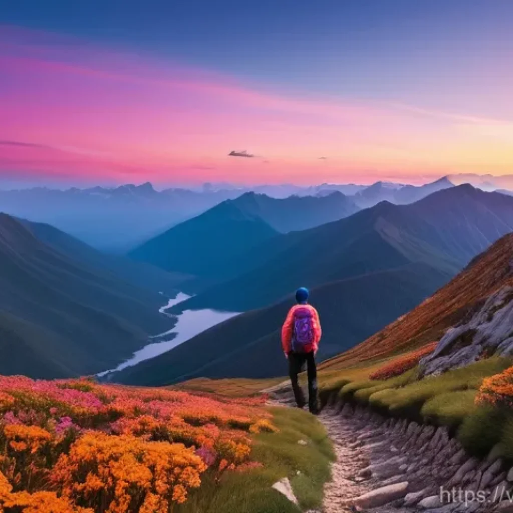 회복탄력성을 위한 복습과 반성 기법 - **Prompt 1: The Ascent of Resilience**
"A young adult, gender-neutral, stands confidently on a s...